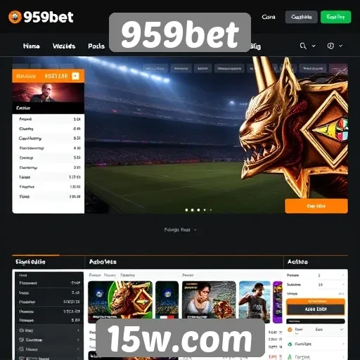Experiência do usuário na navegação do site 959bet